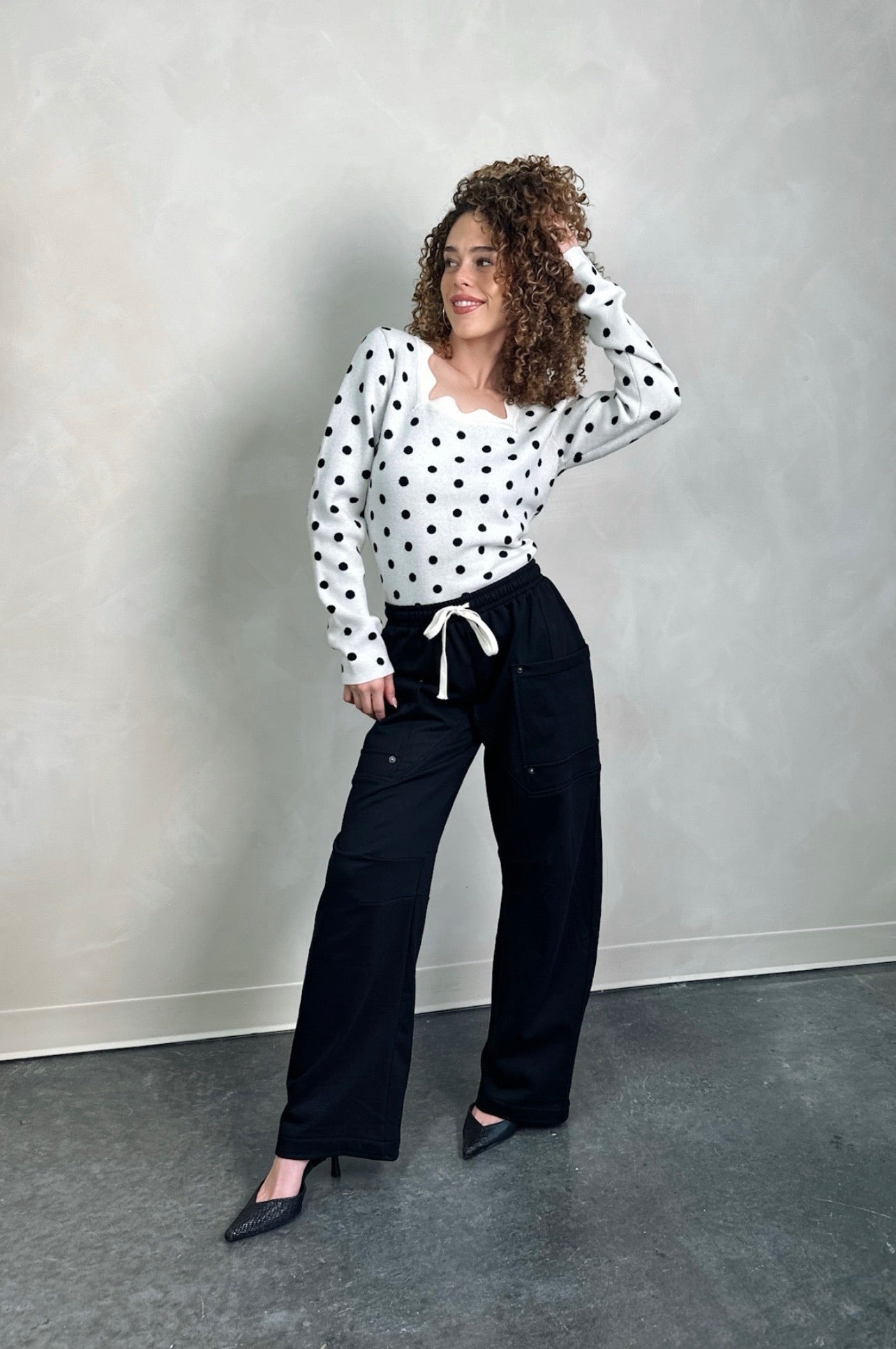 Darling Dot Sweater