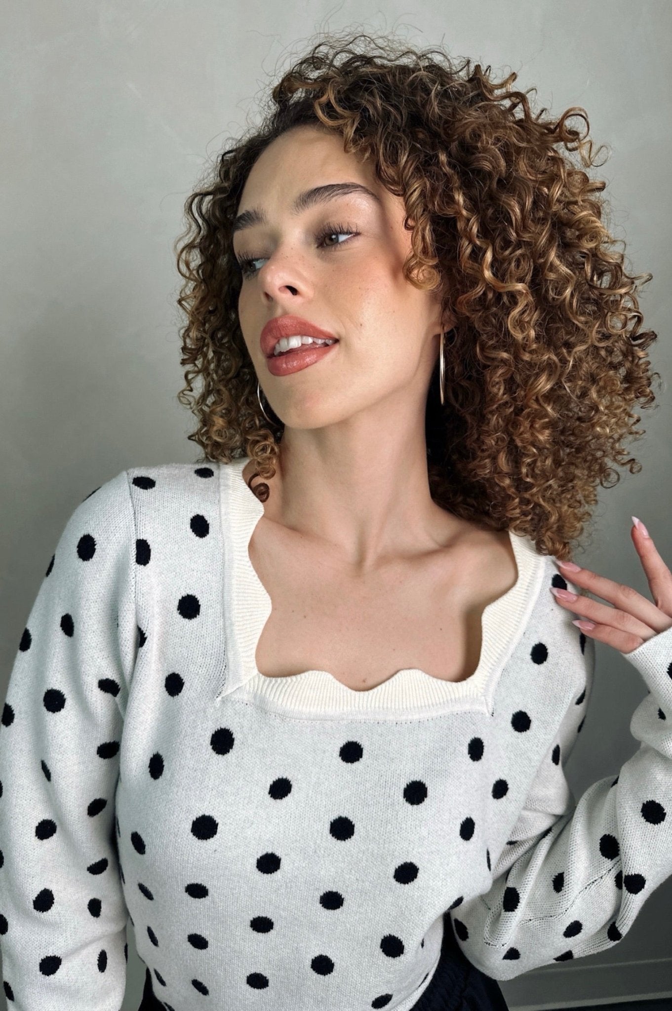 Darling Dot Sweater