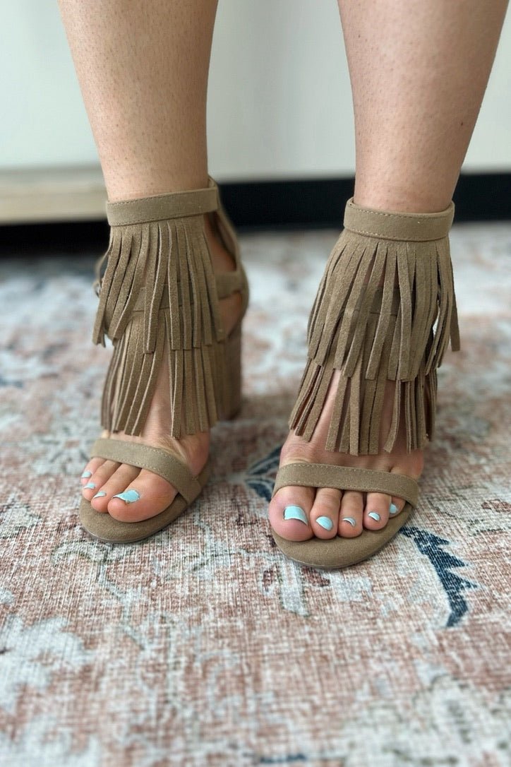 Dawson Fringe Heels - FINAL SALE