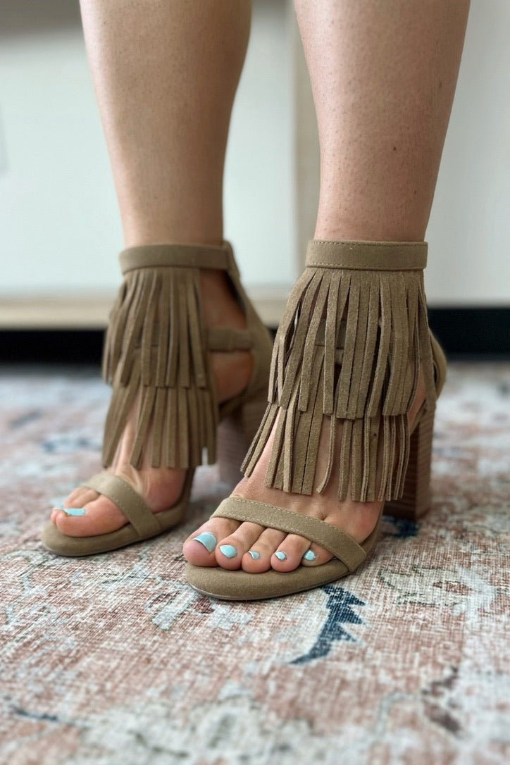 Dawson Fringe Heels - FINAL SALE