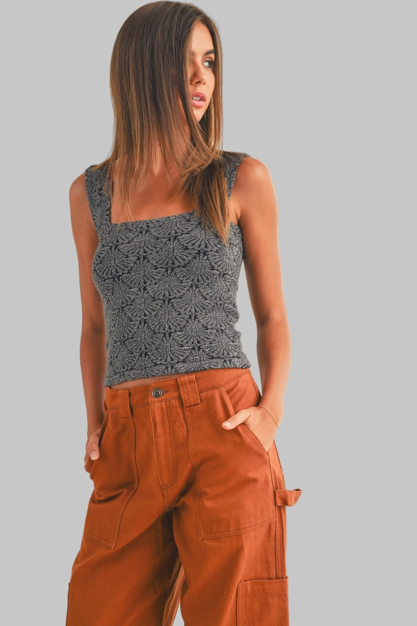 Diana Textured Knit Tank - FINAL SALE