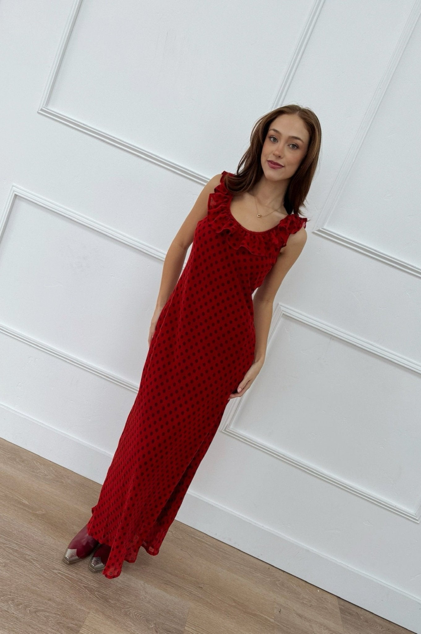 Dot Me Up Maxi Dress