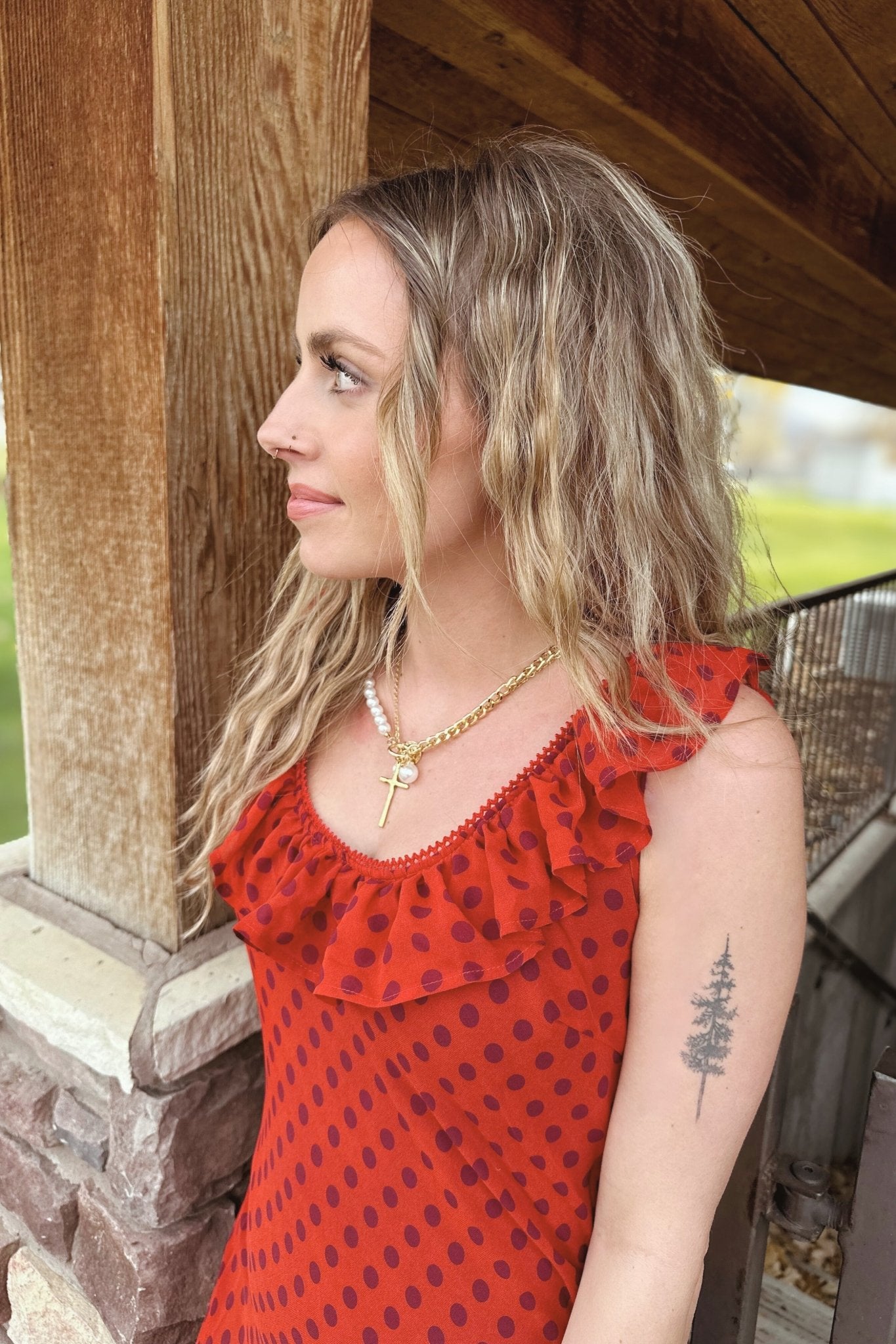 Dot Me Up Maxi Dress