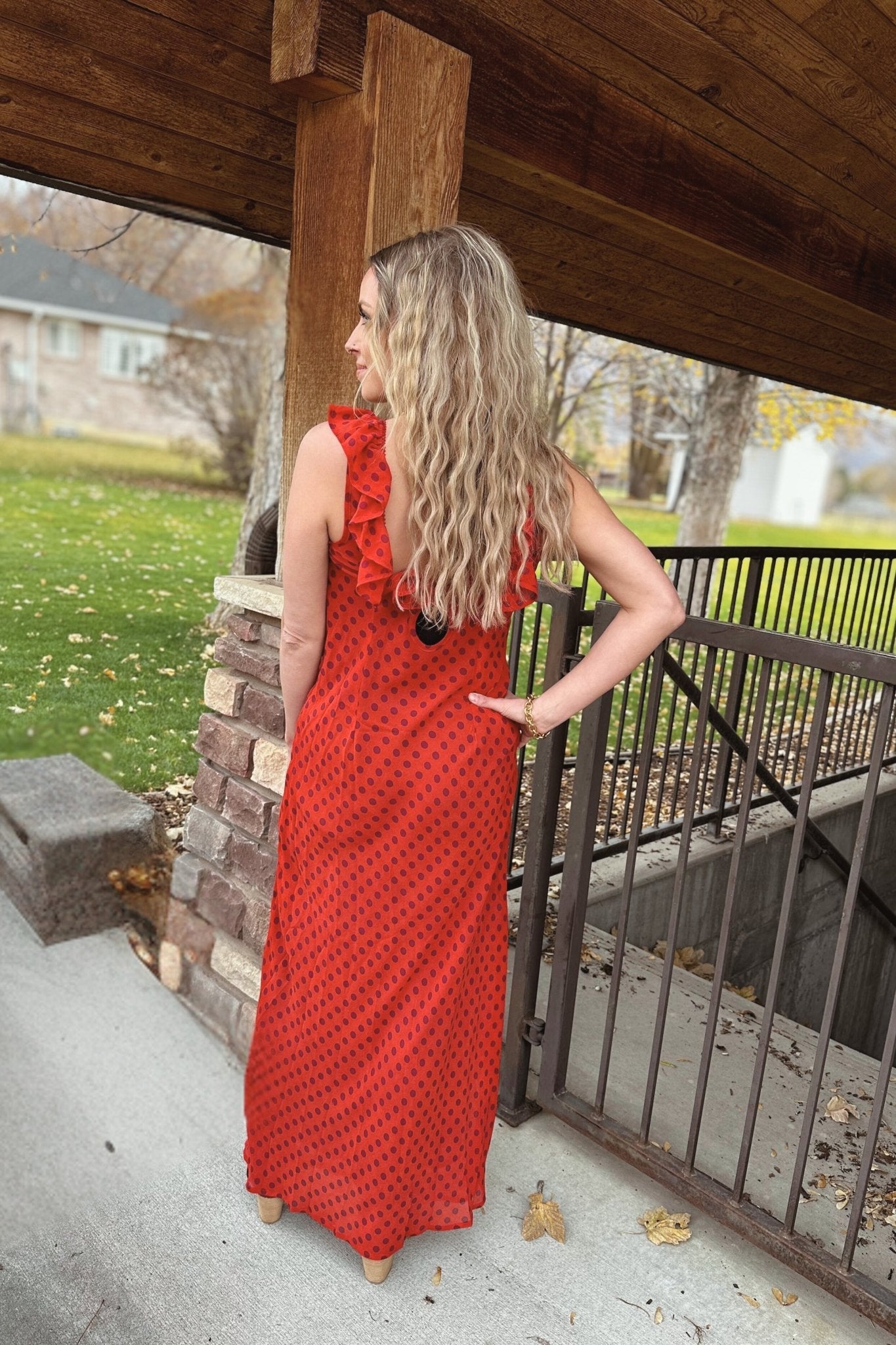 Dot Me Up Maxi Dress