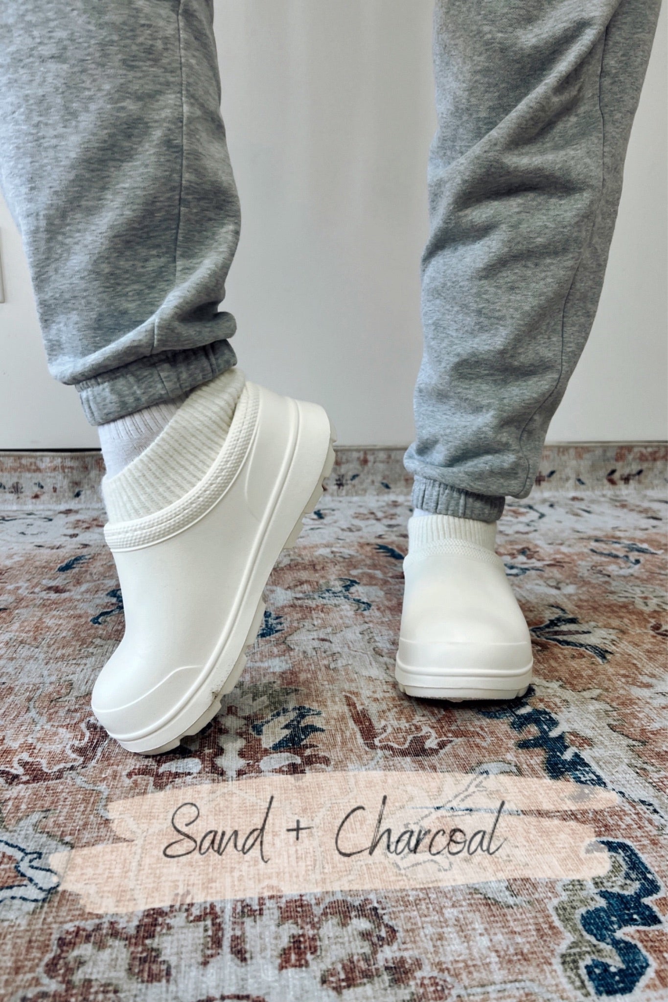 Fallon Ribbed Knit Pull On Clog - FINAL SALE