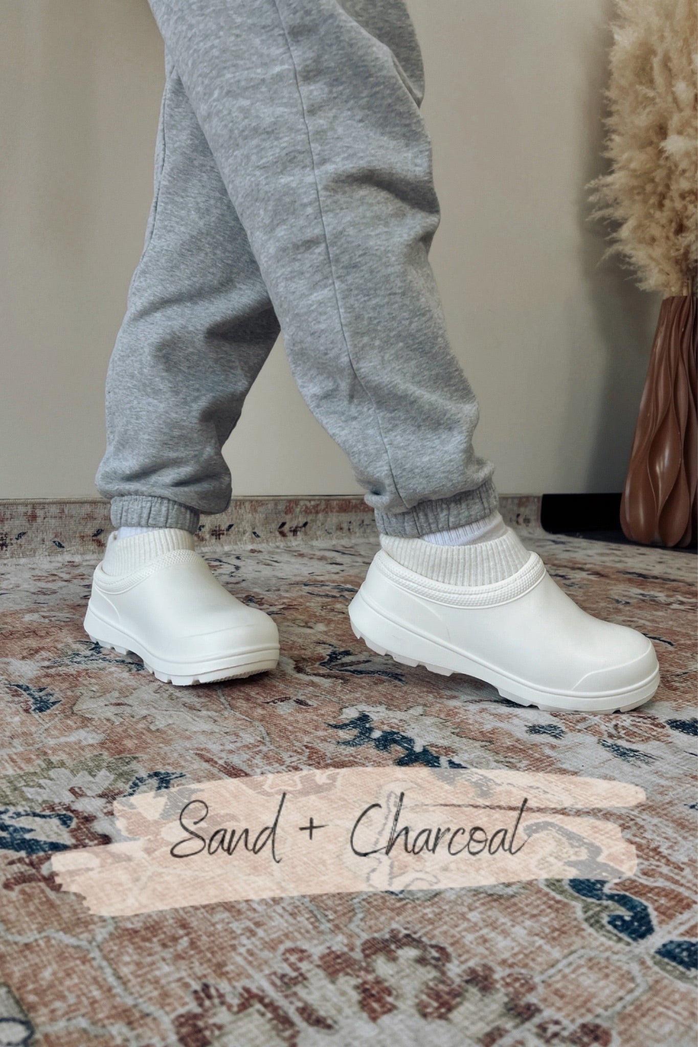 Fallon Ribbed Knit Pull On Clog - FINAL SALE