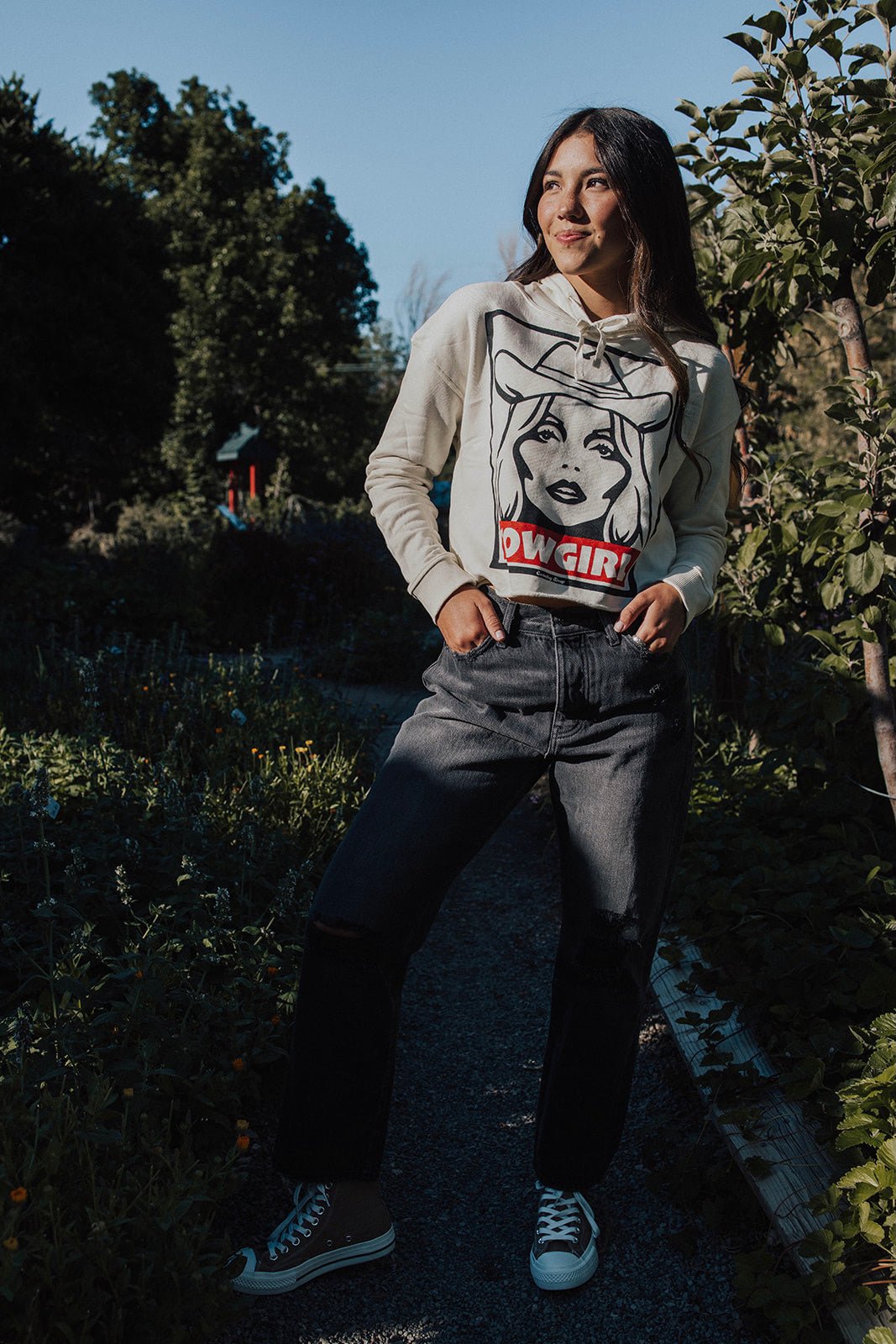 Franny Crop Hoodie - FINAL SALE