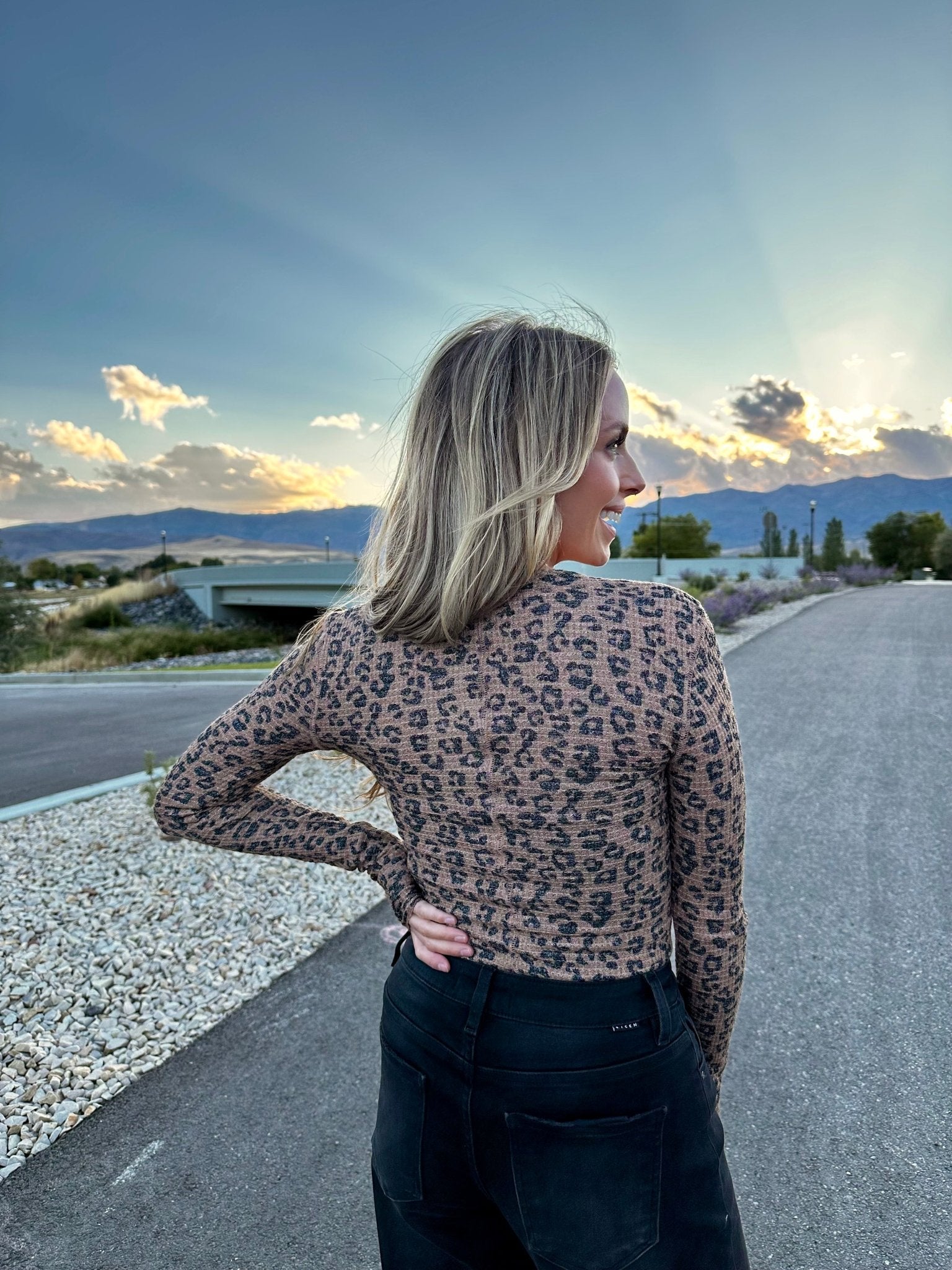 Free People Going Places Printed Cardi