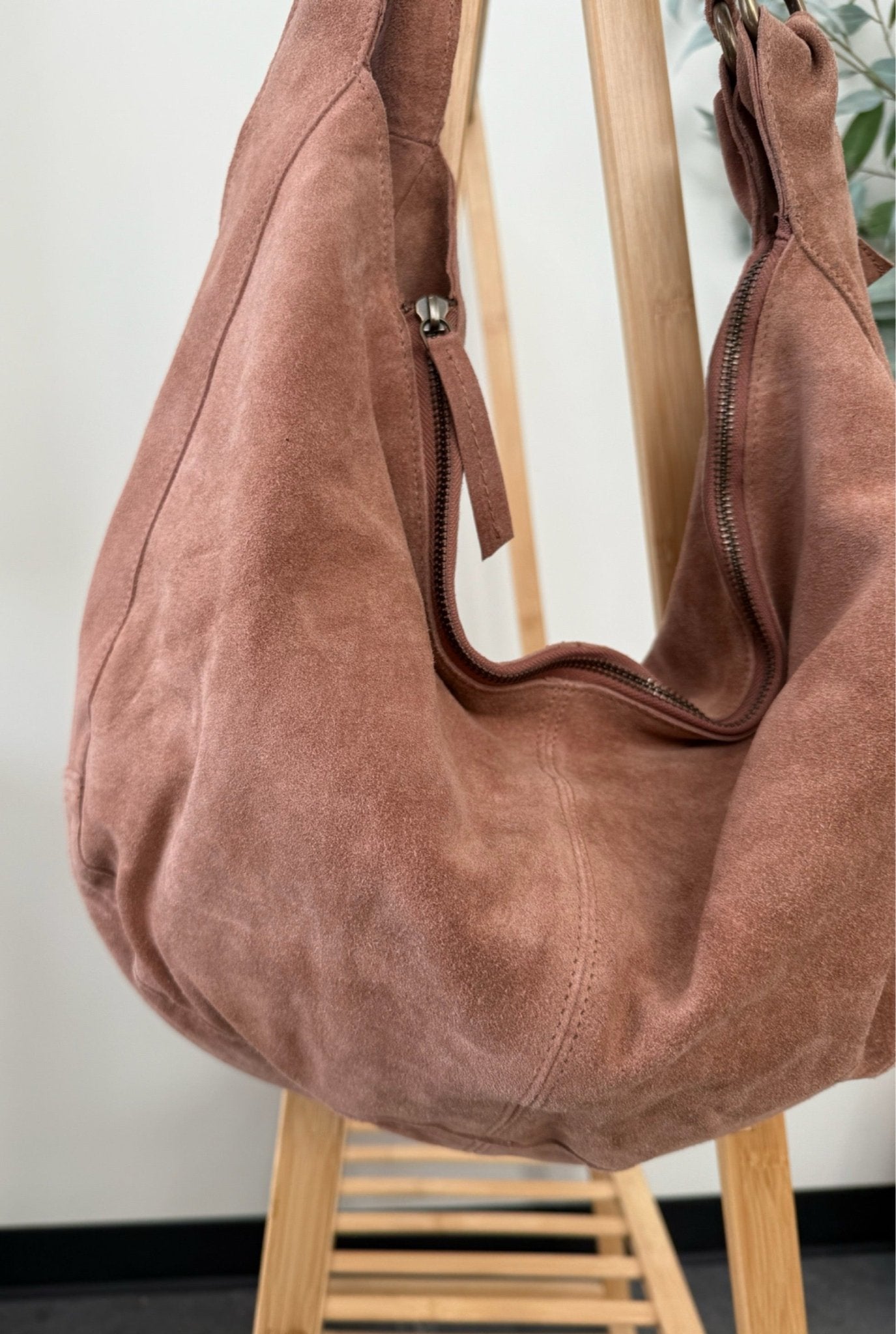 Free People Roma Suede Tote Bag