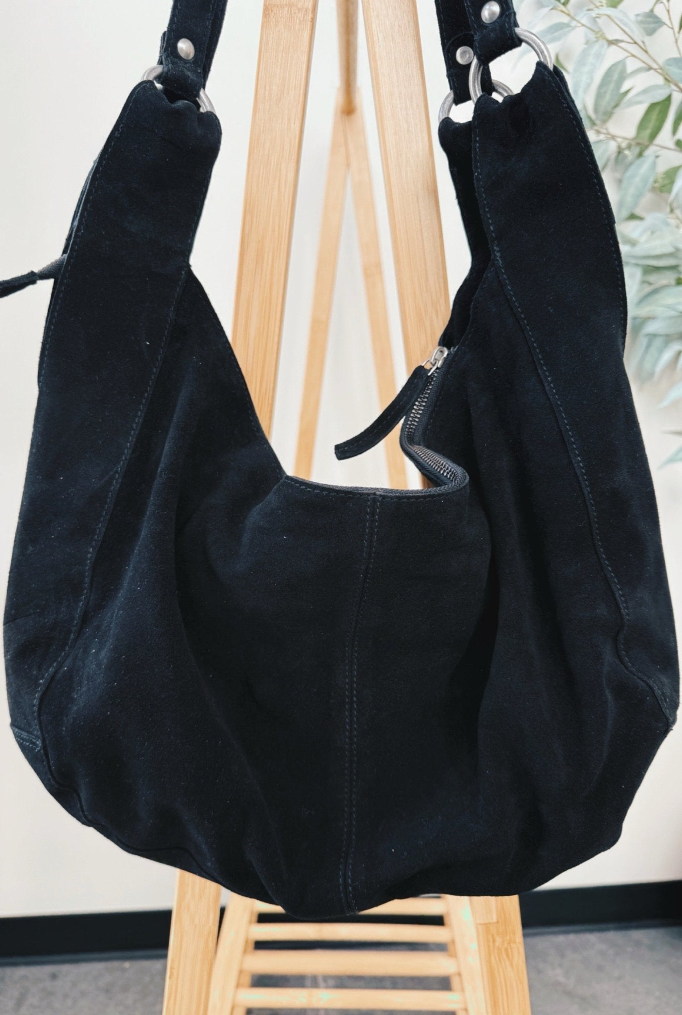 Free People Roma Suede Tote Bag