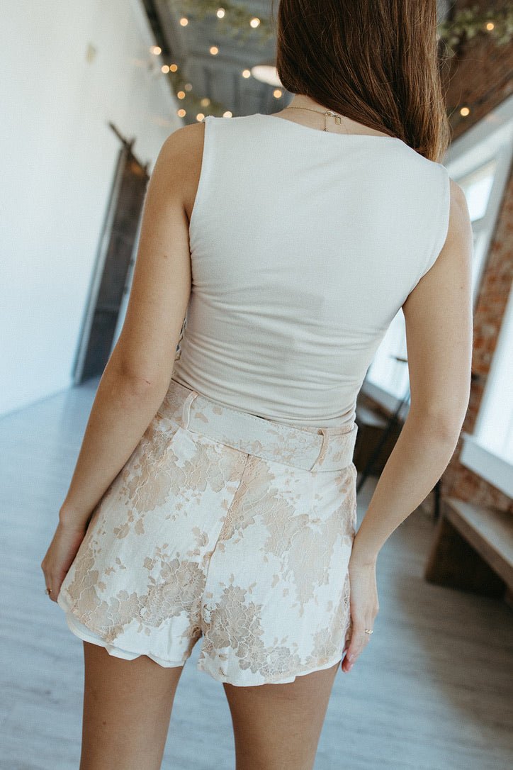 Frosted Floral Shorts - FINAL SALE