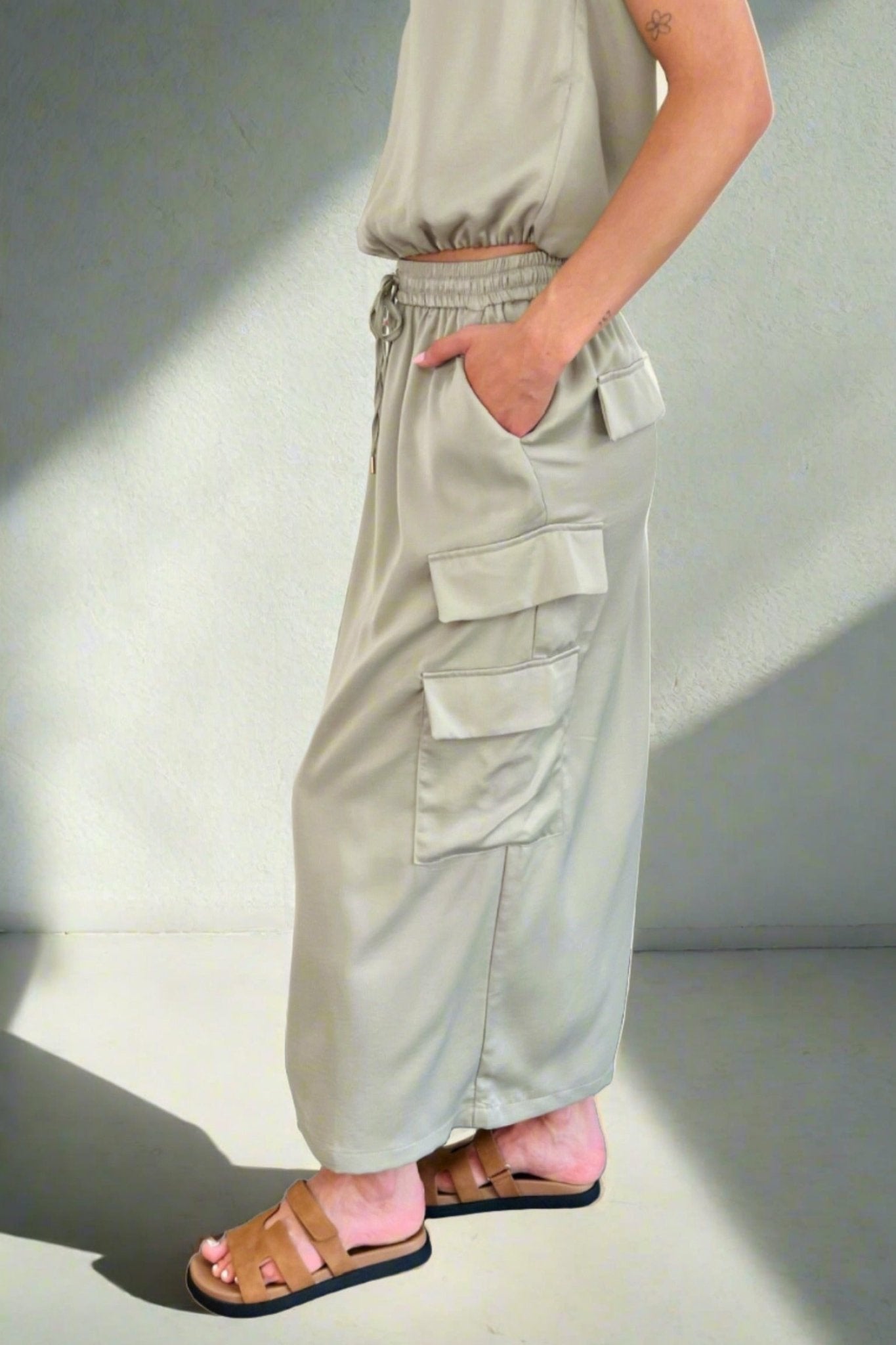 Gentry Cargo Midi Skirt - FINAL SALE