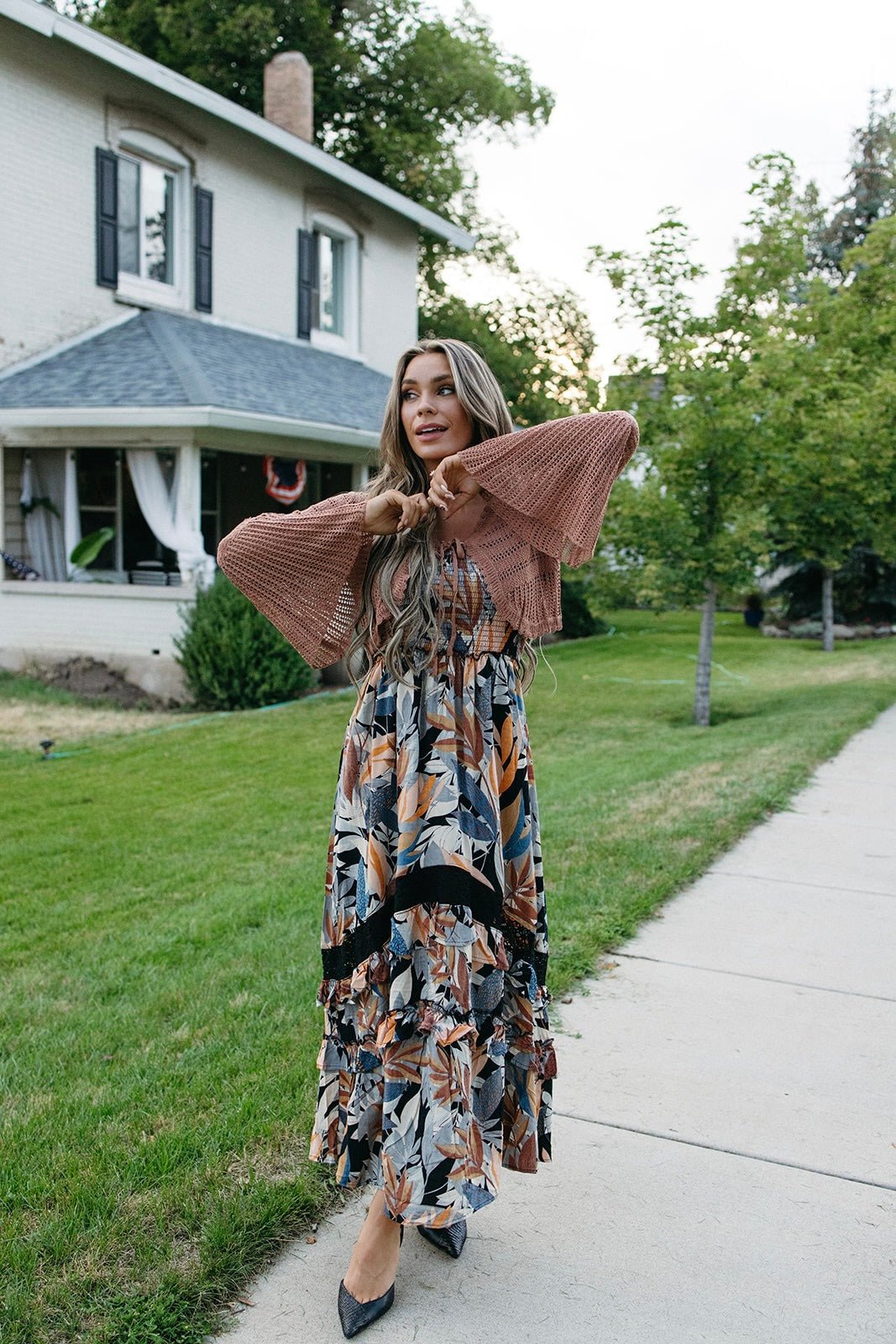 Harvest Breeze Midi Dress