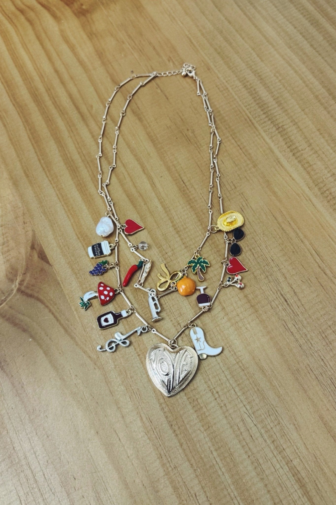 Hello Sunshine Charm Necklace
