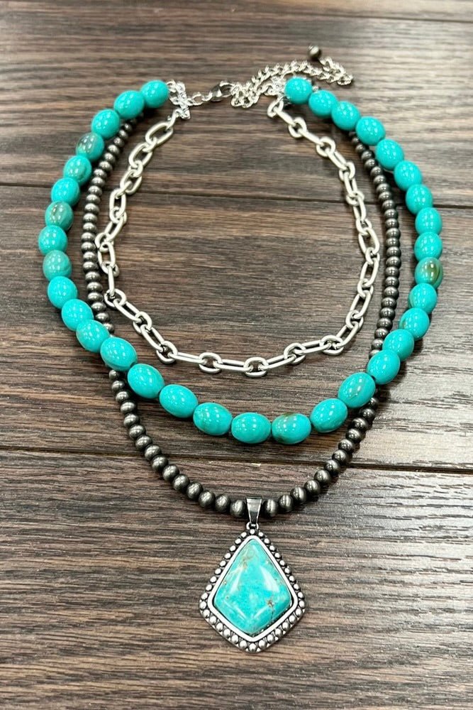 Heritage Stone Layered Necklace