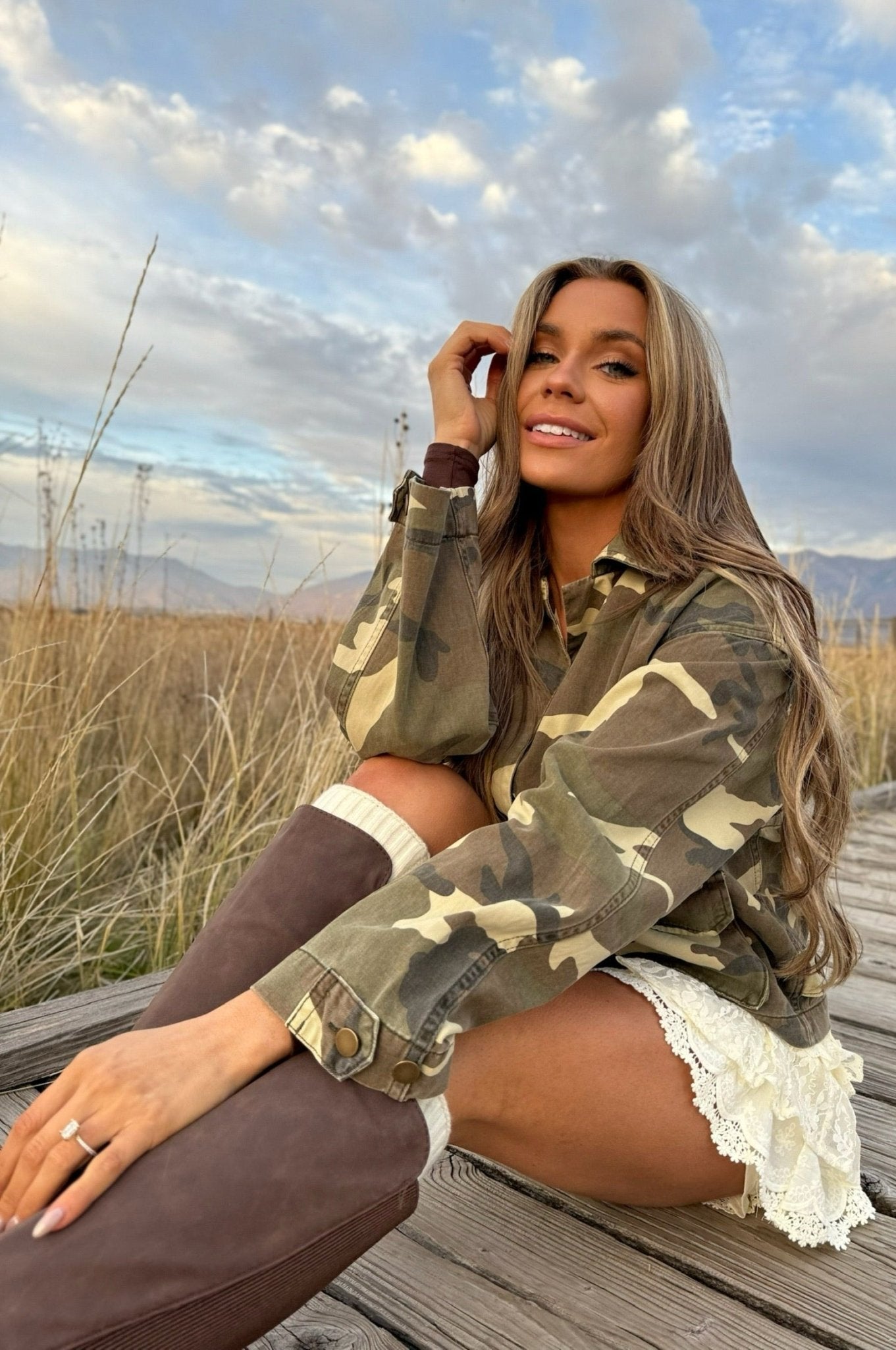 Hide & Chic Camouflage Jacket