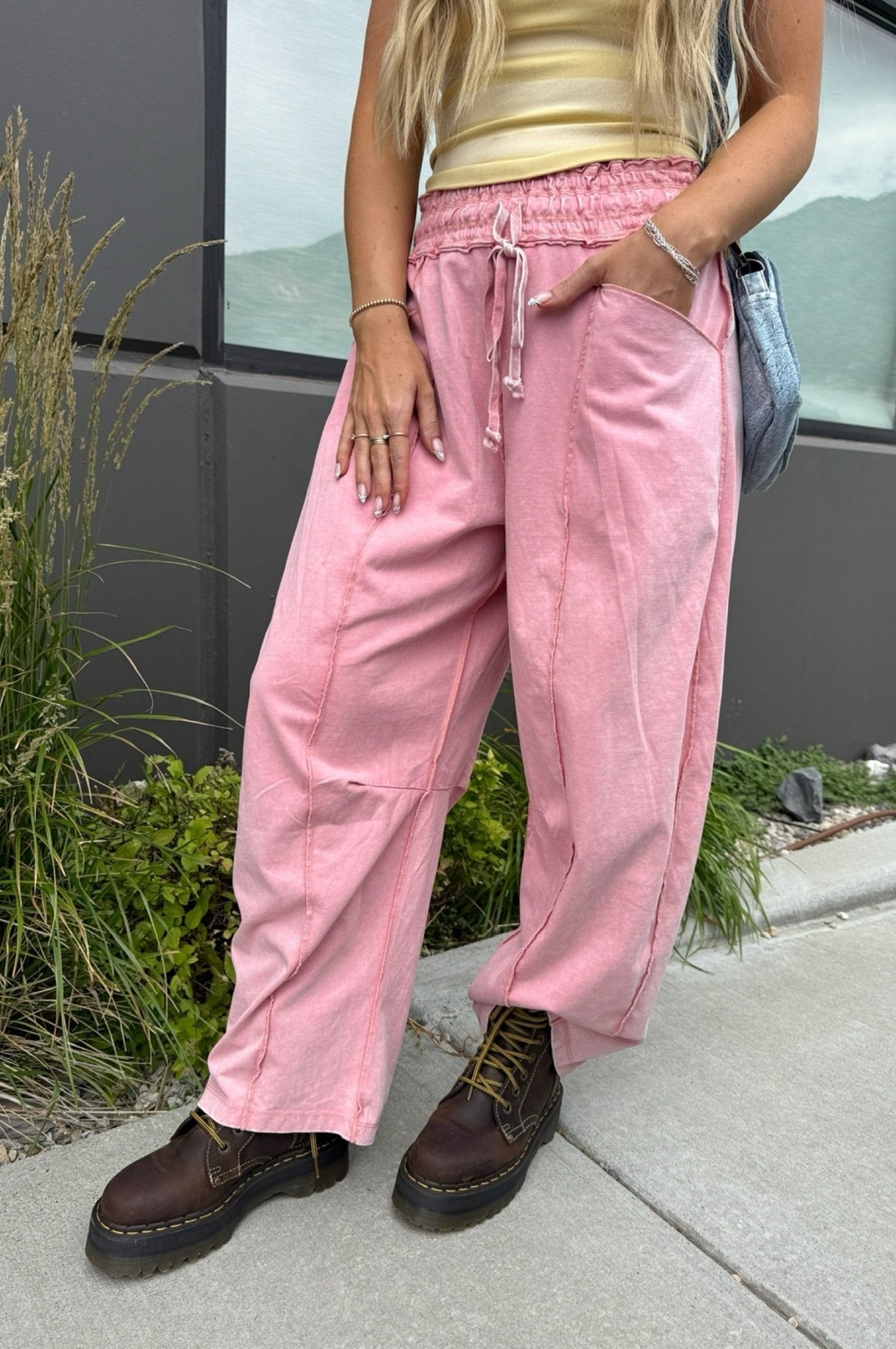 Hometown Hideaway Barrel Pants