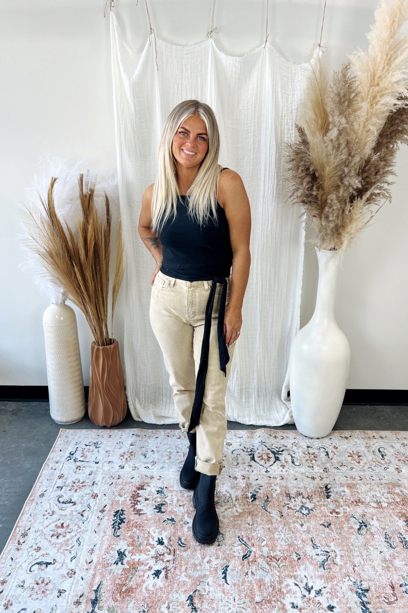 Adrina Tie Around Tank - FINAL SALE