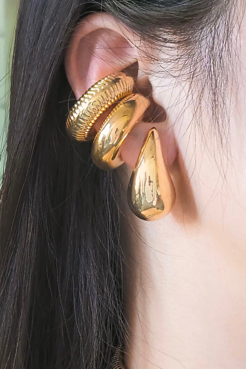 Karen Hammered Ear Cuff - FINAL SALE