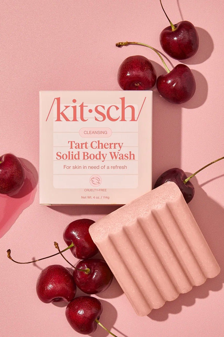 Kitsch Cleansing Tart Cherry Solid Body Wash