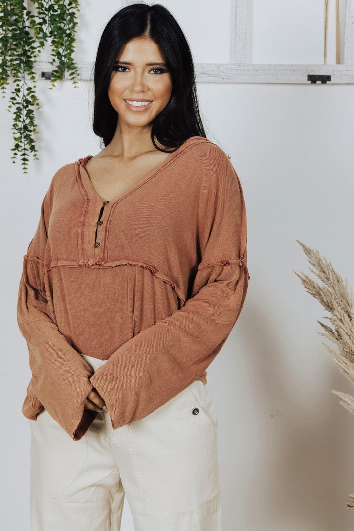 Krista Hooded Pullover Lux Collection - FINAL SALE