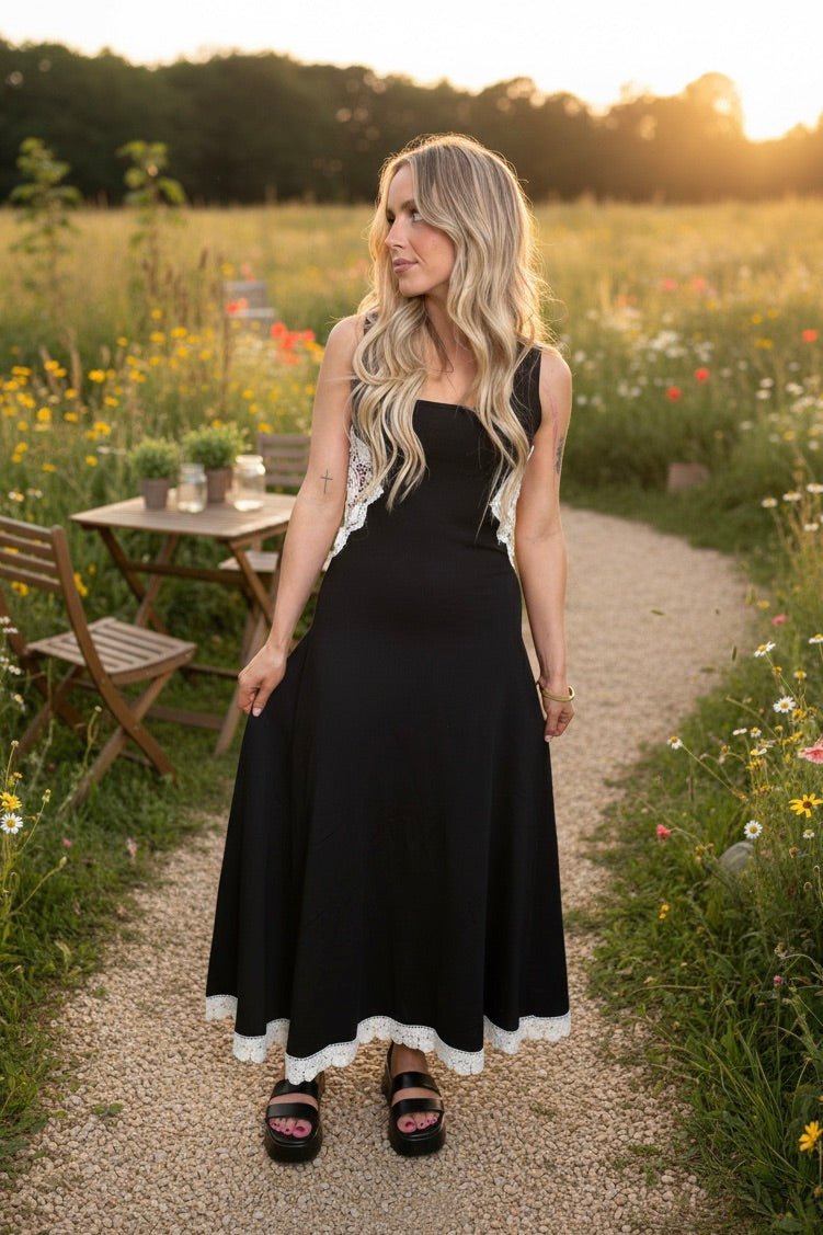 Lace & Shadow Dress