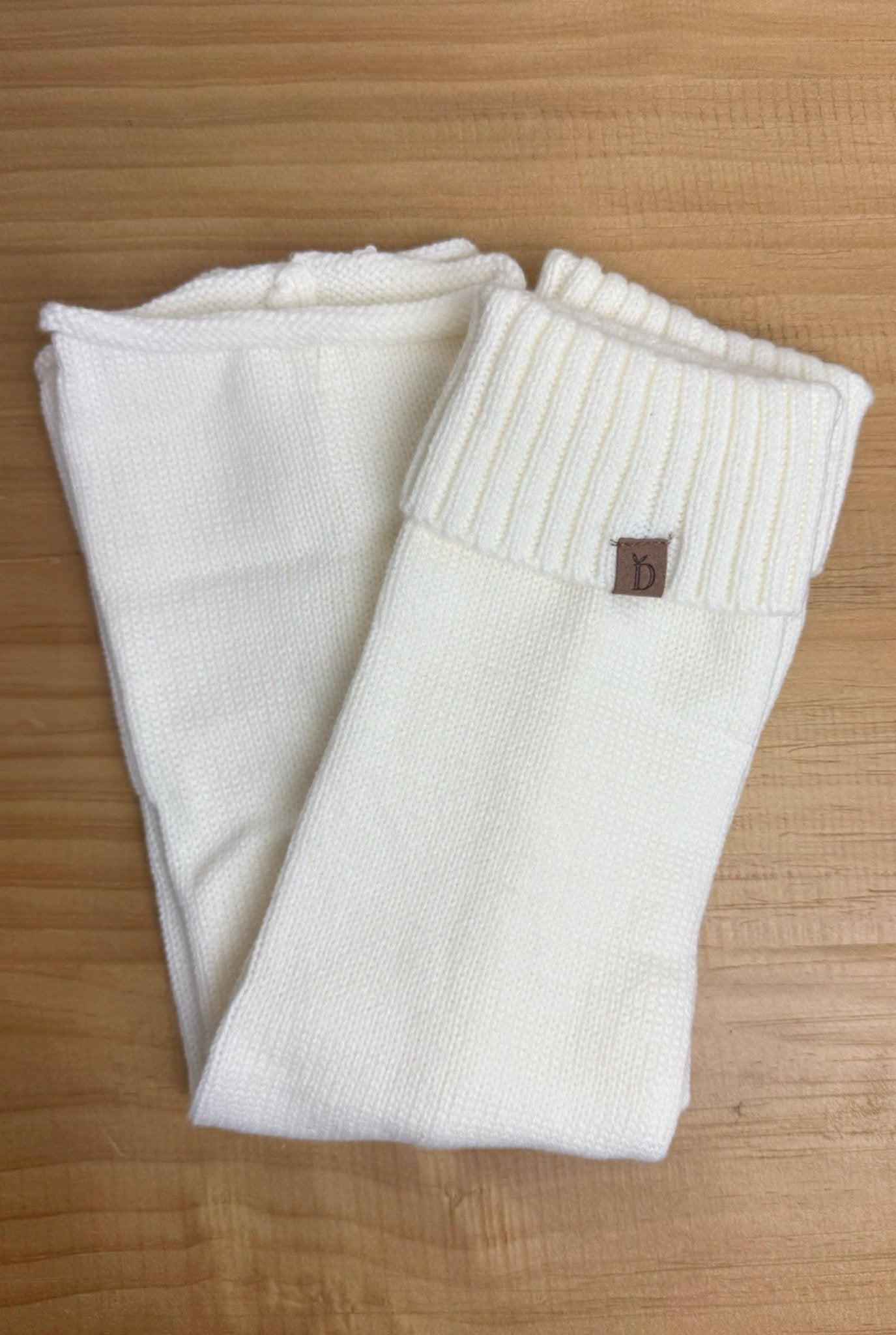leg warmers with sweater material
