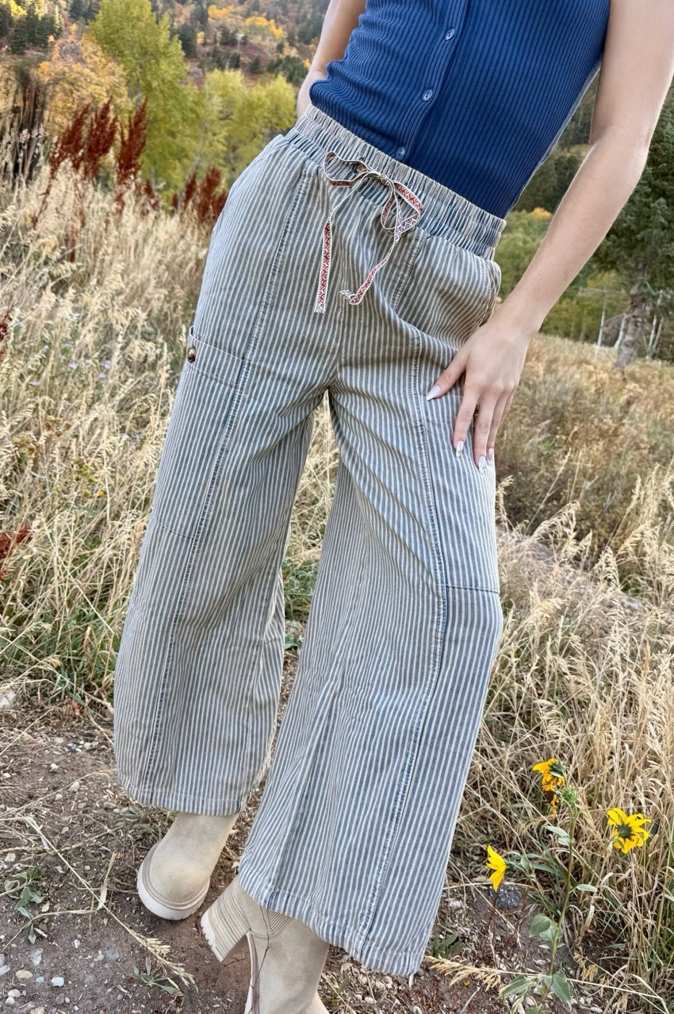 Level Up Striped Pants