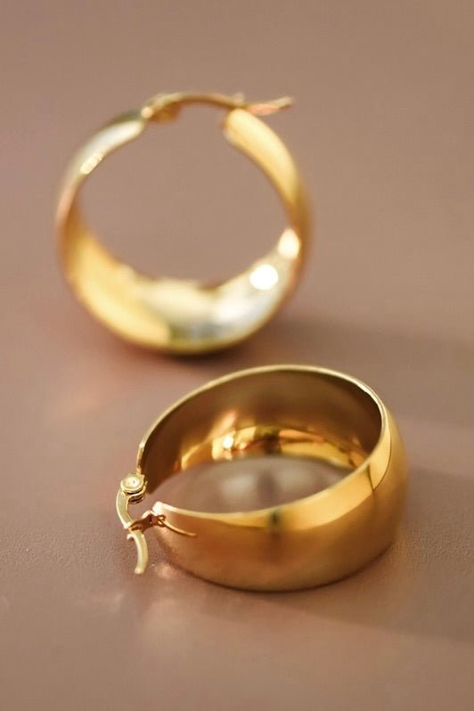Liquid Gold Hoops