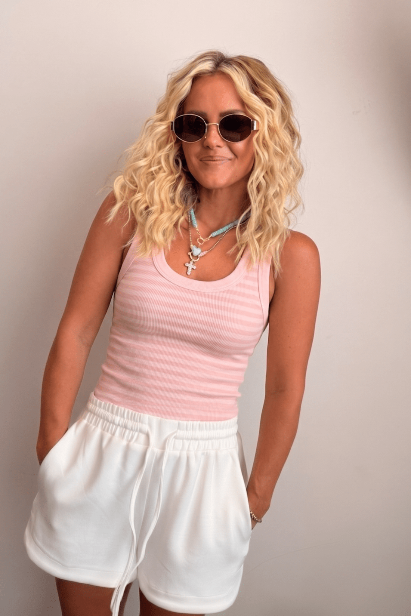 Best Summer staple tank. Reversible, striped, ribbed.