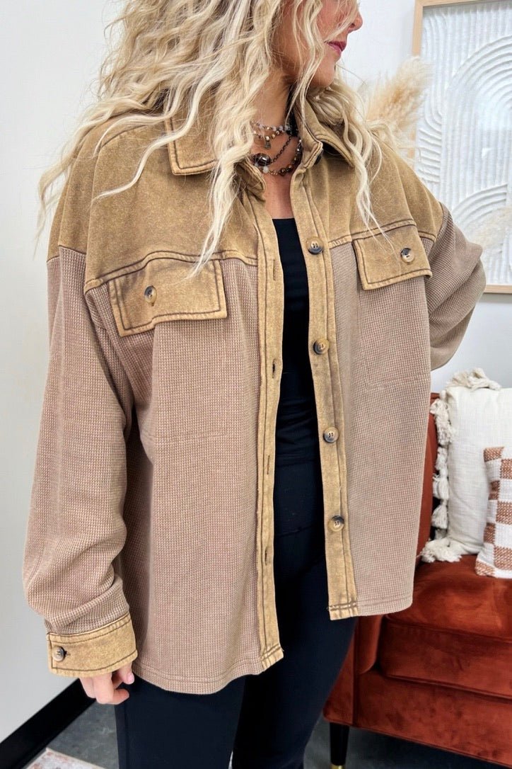 London Fog Thermal Button Down - FINAL SALE