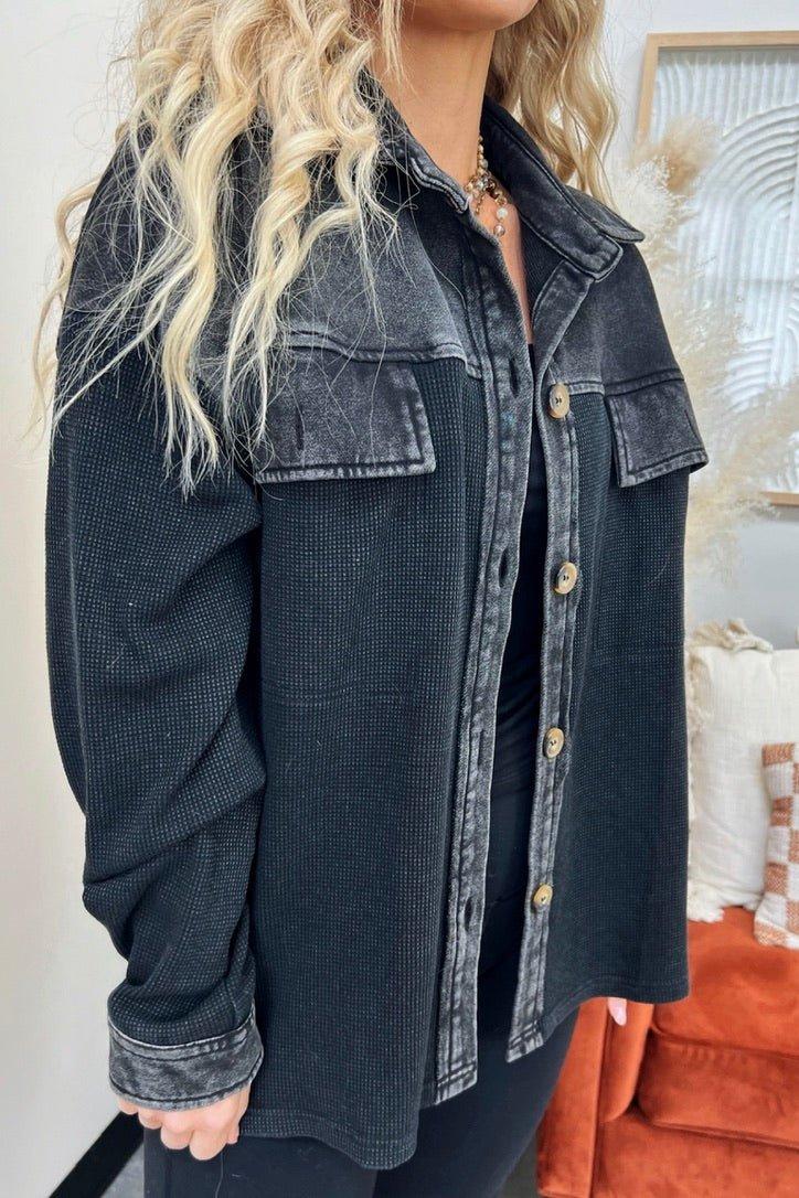 London Fog Thermal Button Down - FINAL SALE