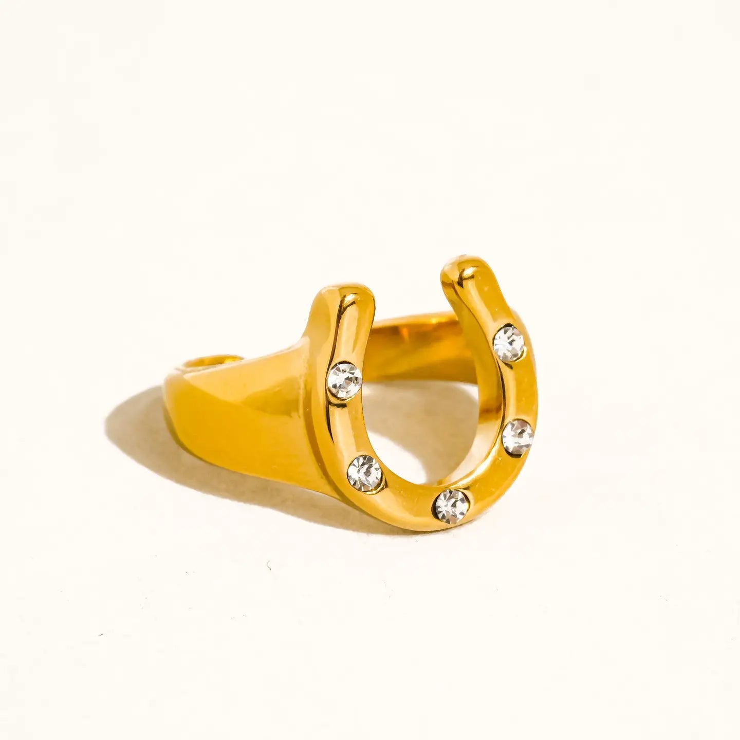 Lucky Break Horseshoe Ring