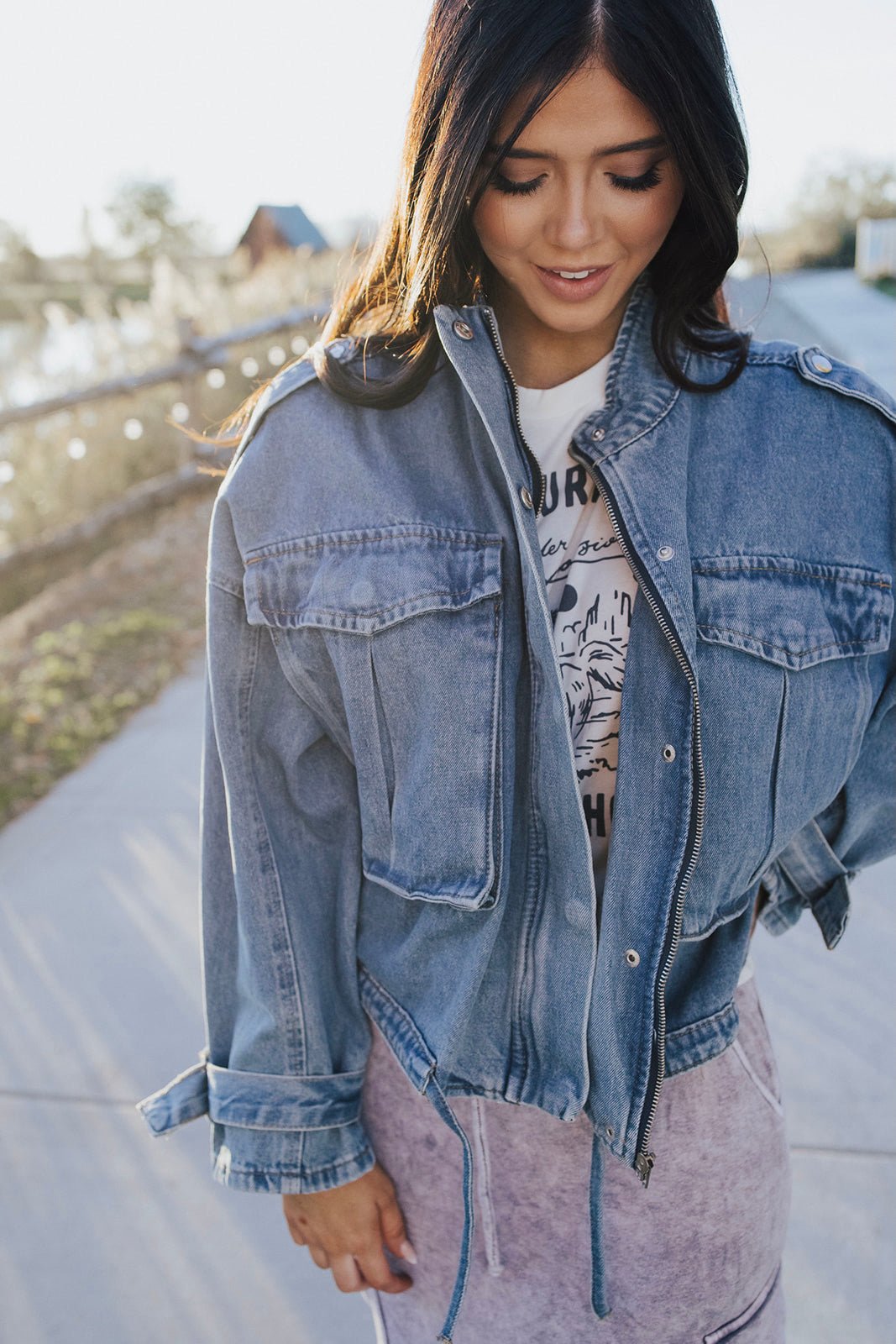 Mandy Denim Jacket - FINAL SALE
