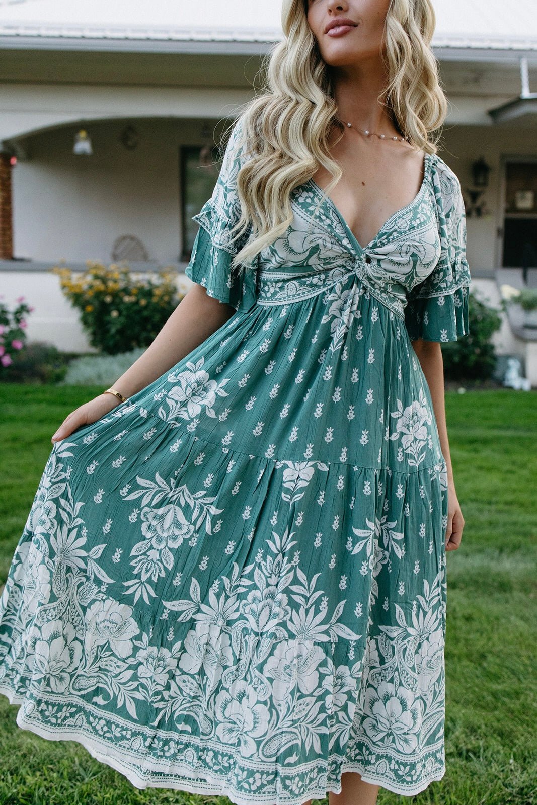 Meet Me in the Meadow Midi Dress