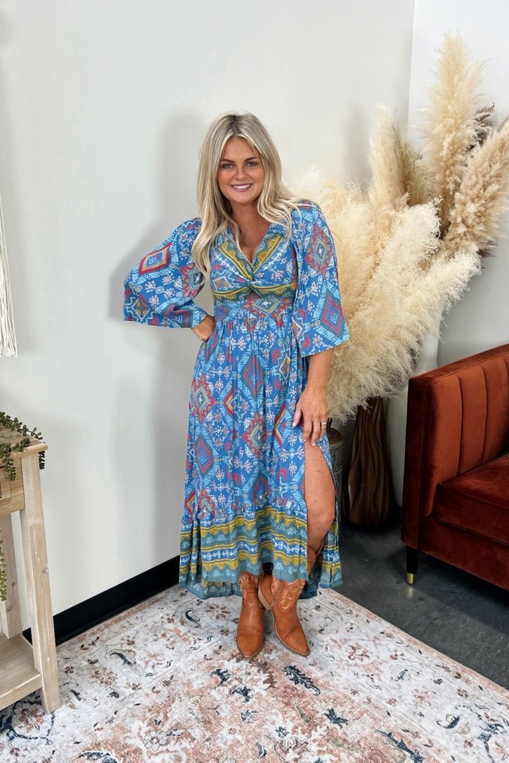 Musa V-Neck Maxi Dress - FINAL SALE