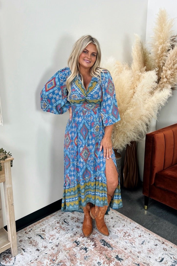 Musa V-Neck Maxi Dress - FINAL SALE