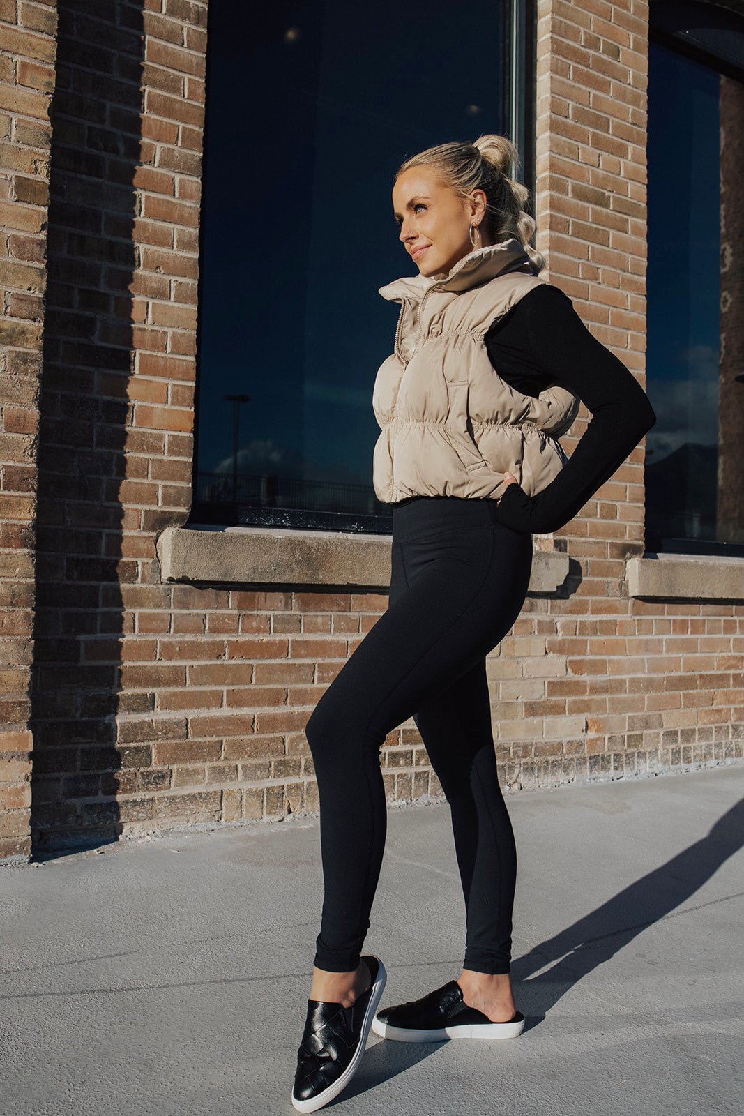 Myra Cropped Puffer Vest - FINAL SALE