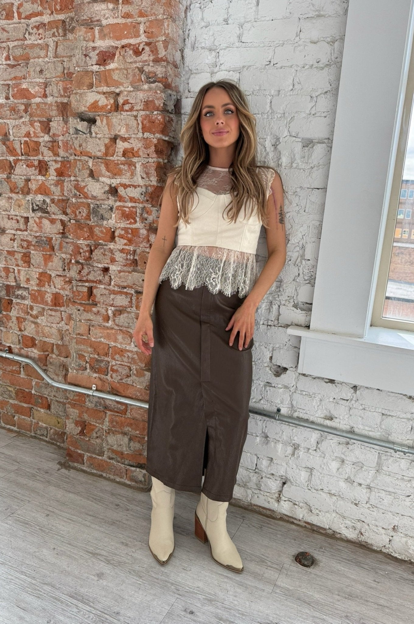 Soft Confession Lace Top