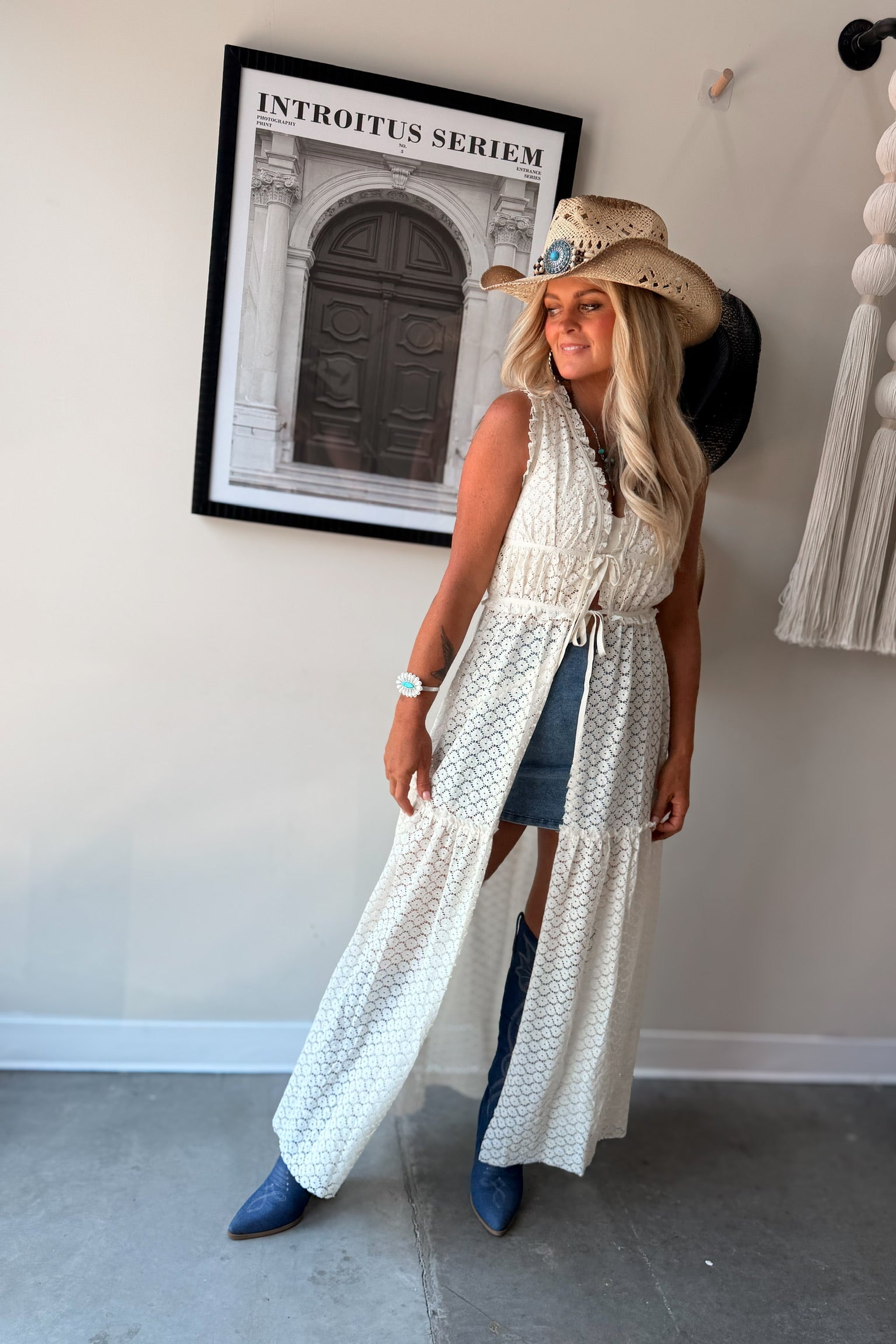 Loved You First Tie Front Maxi Top