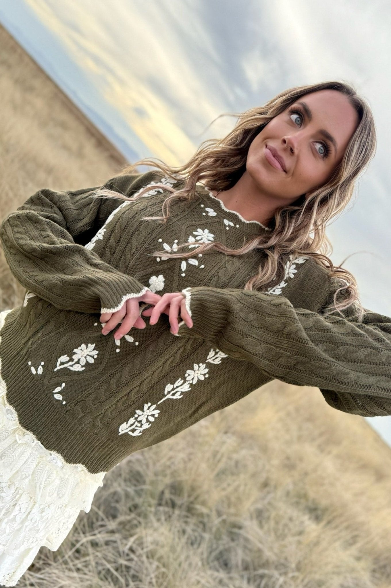 Olive You Lots Sweater