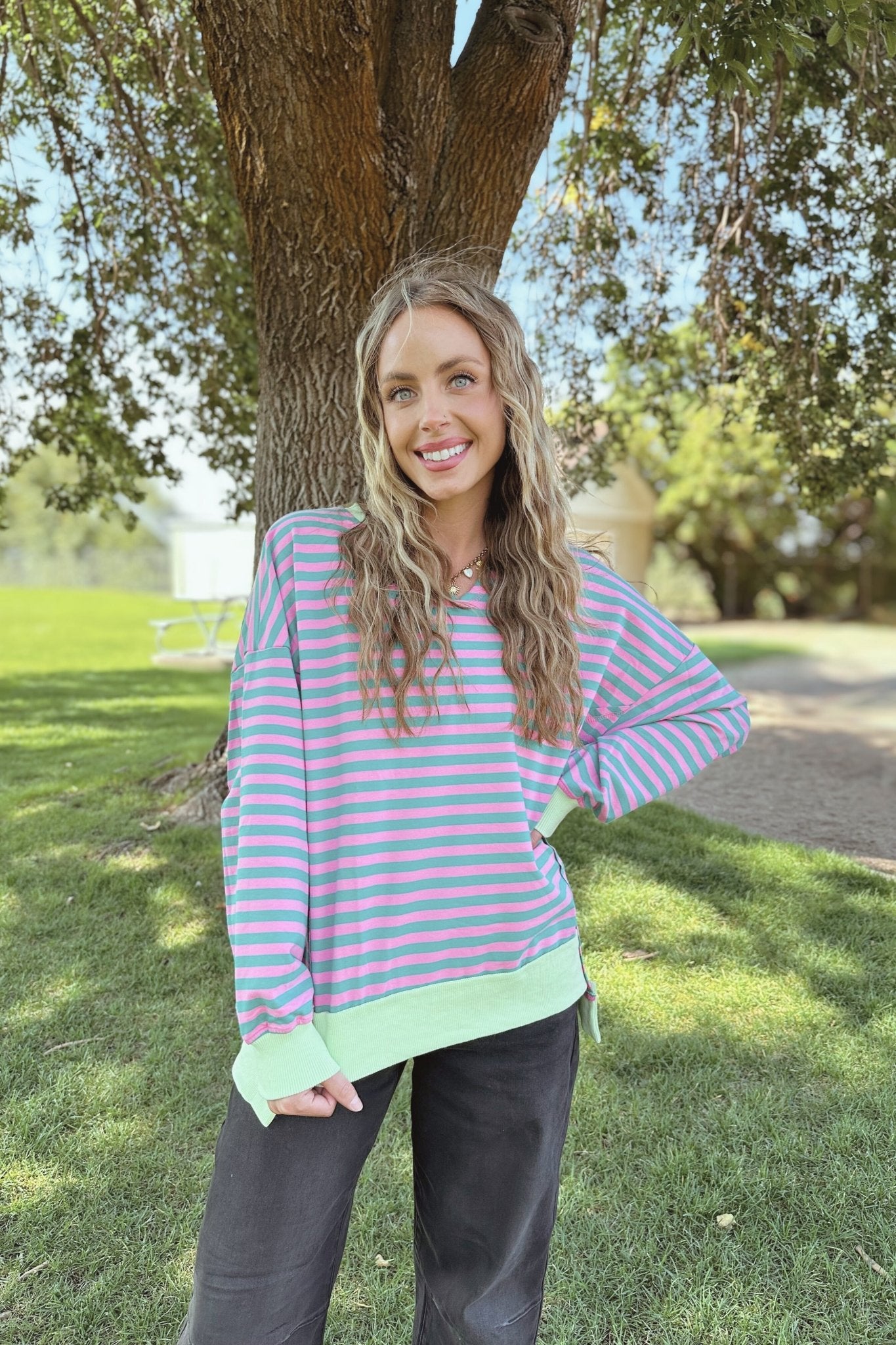 Out Of Line Pullover