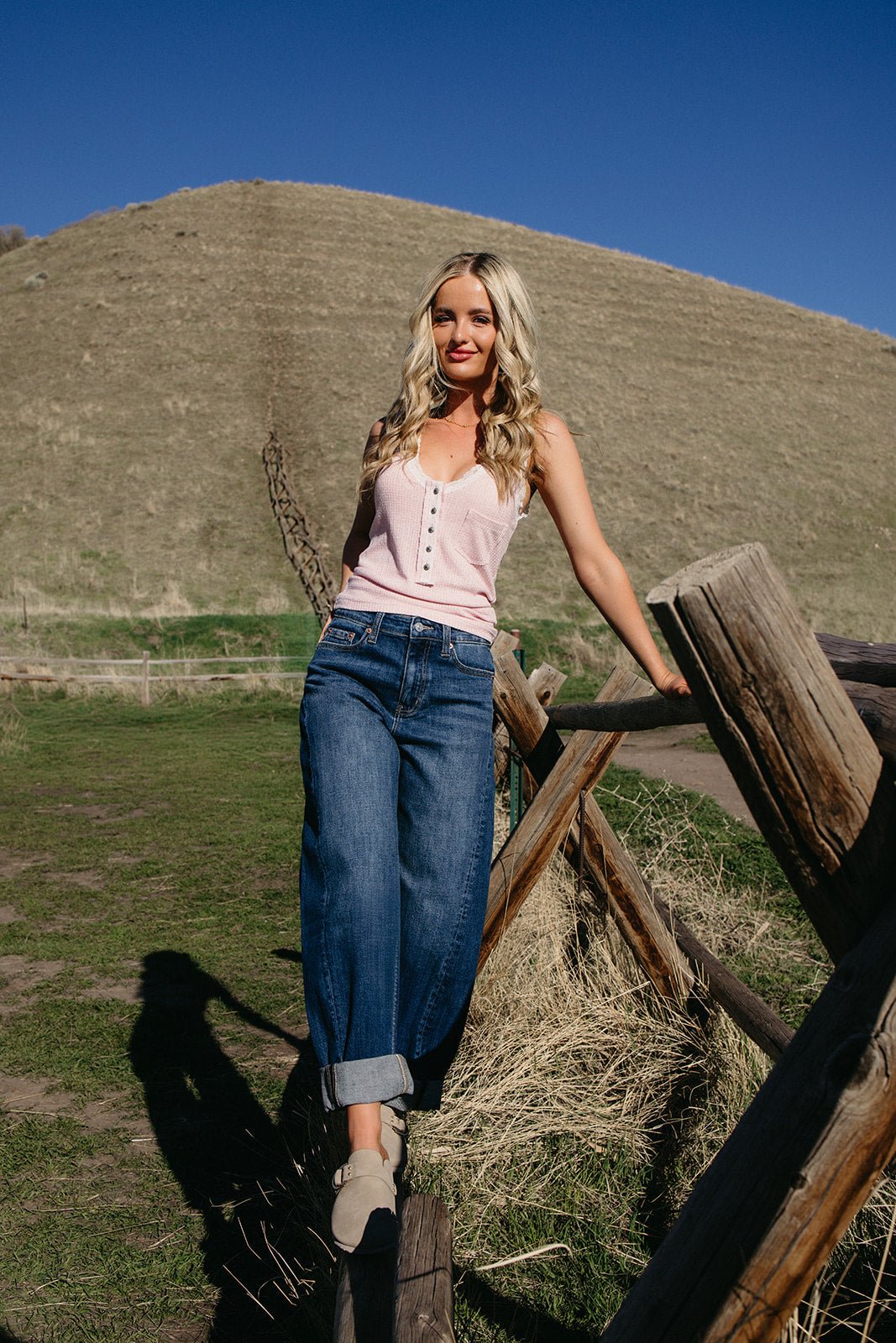 Palm Fiction Barrel Jeans
