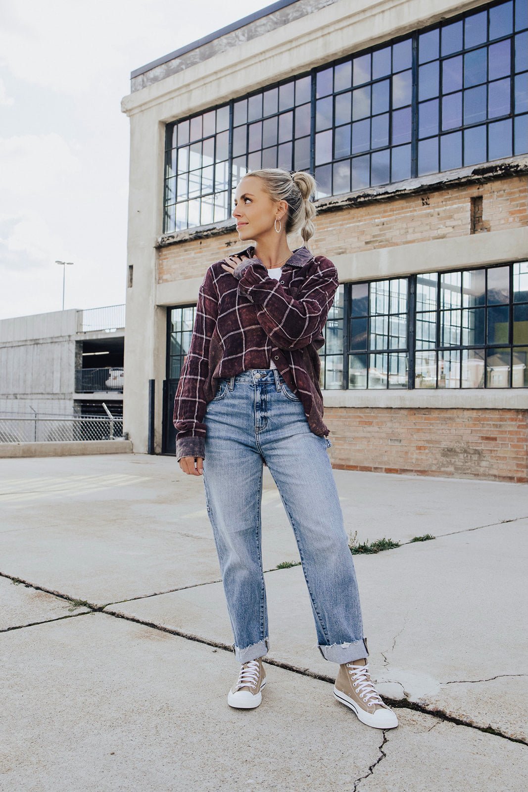 Paula Oversized Flannel Lux Collection - FINAL SALE