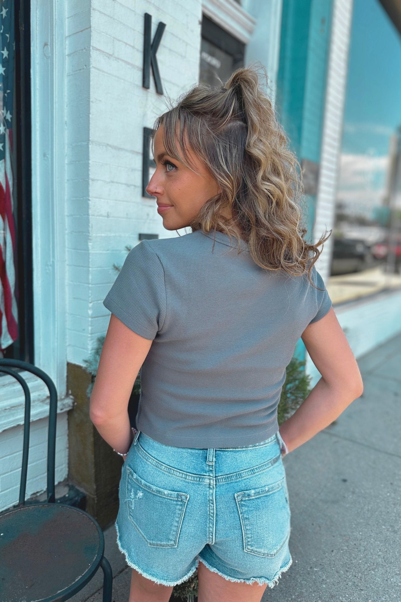 Pawfect Match Dalmatian Graphic Waffle Tee