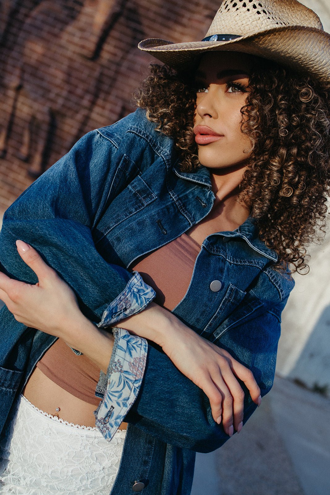 Prairie Drip Denim Jacket