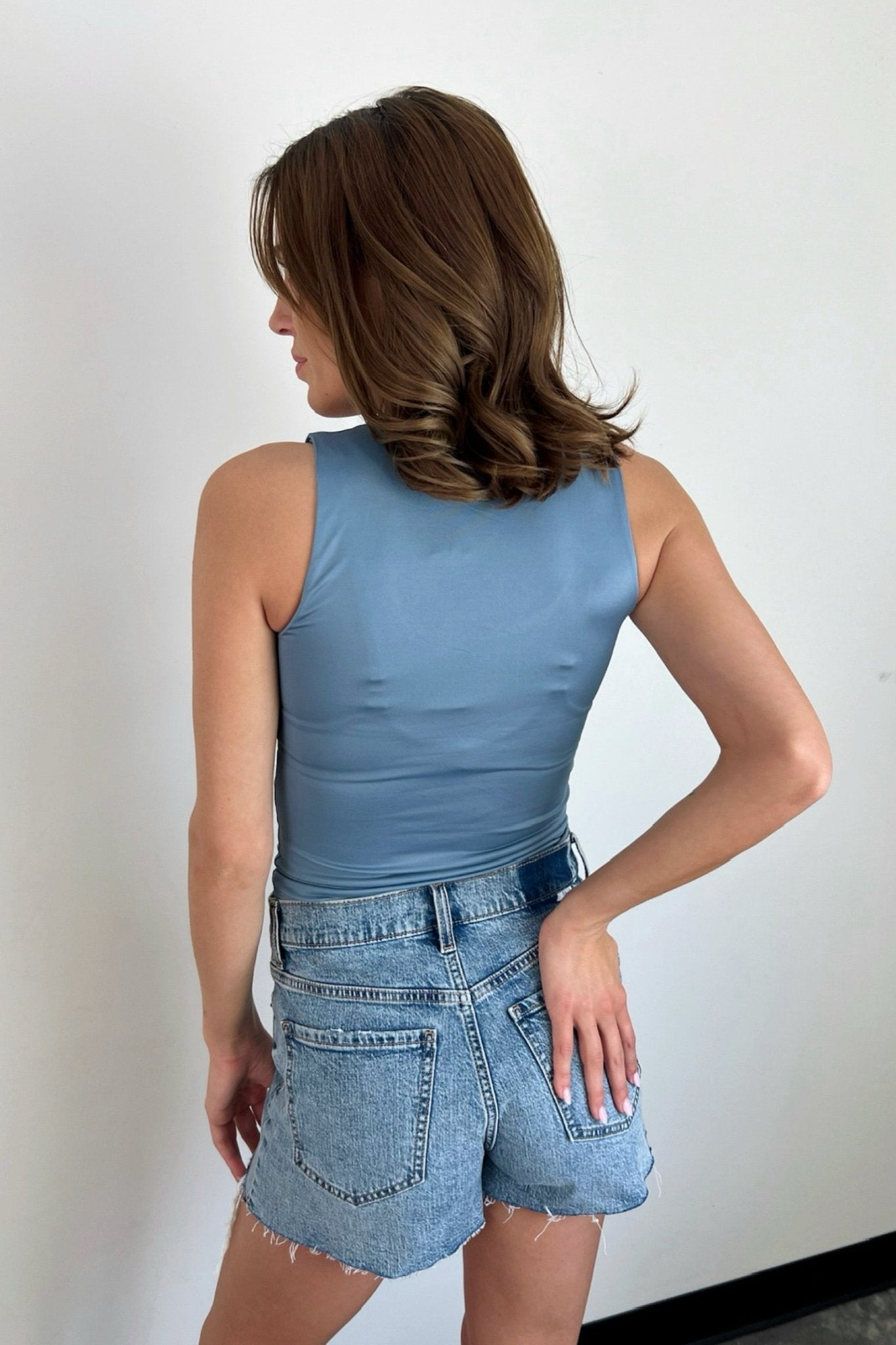 Raven Scoop Neck Tank Top - FINAL SALE