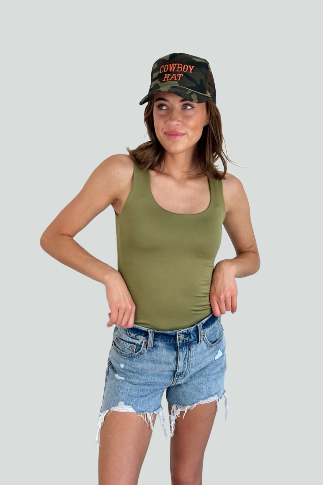 Raven Scoop Neck Tank Top - FINAL SALE