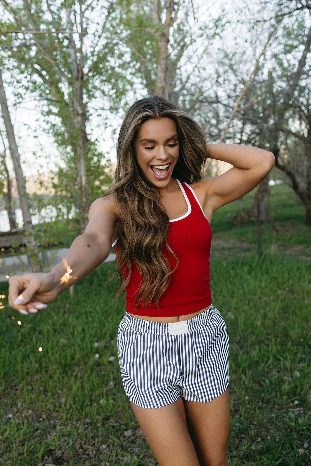 Red, White & You Tank