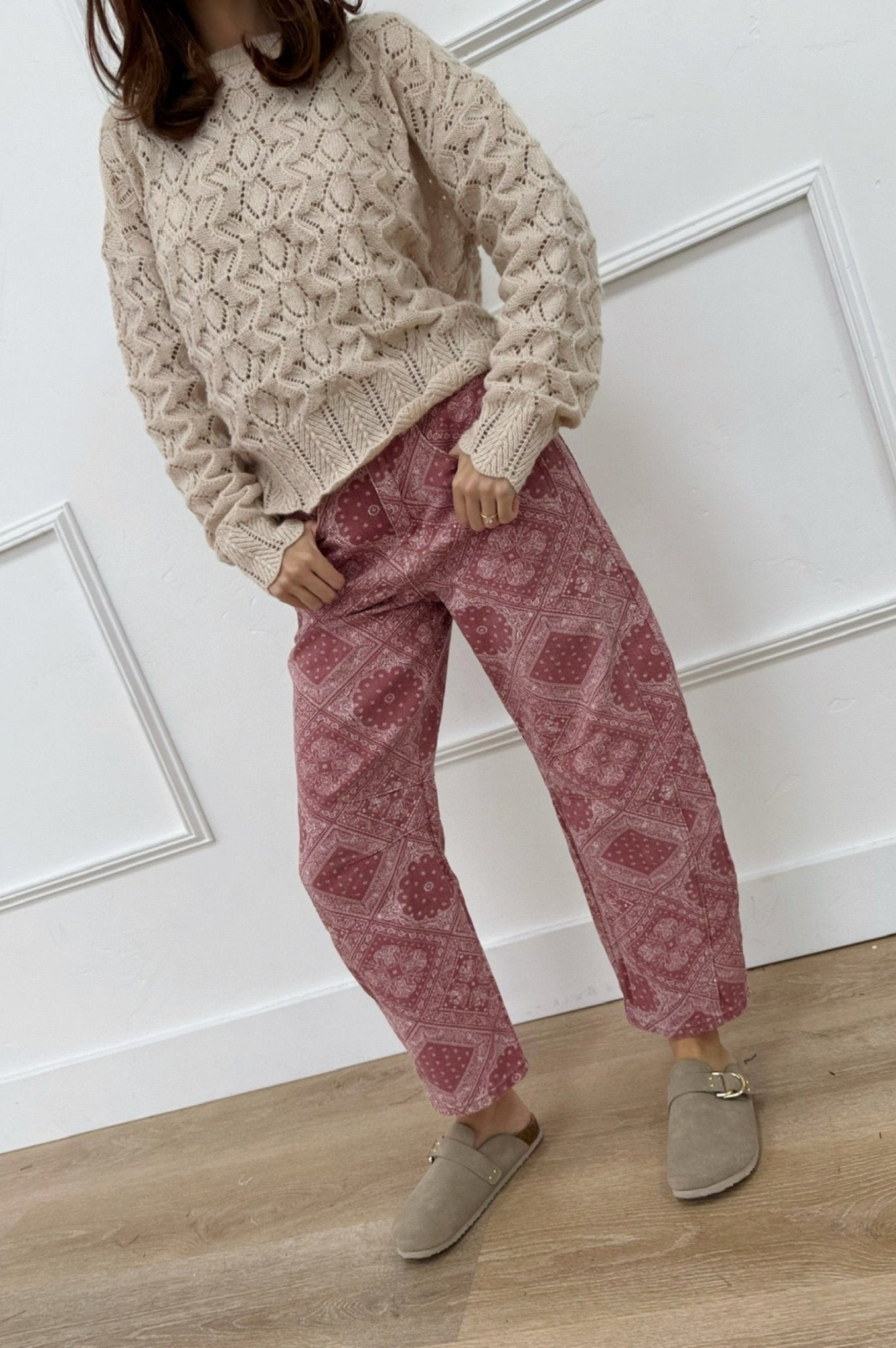 Rosewater Barrel Jeans